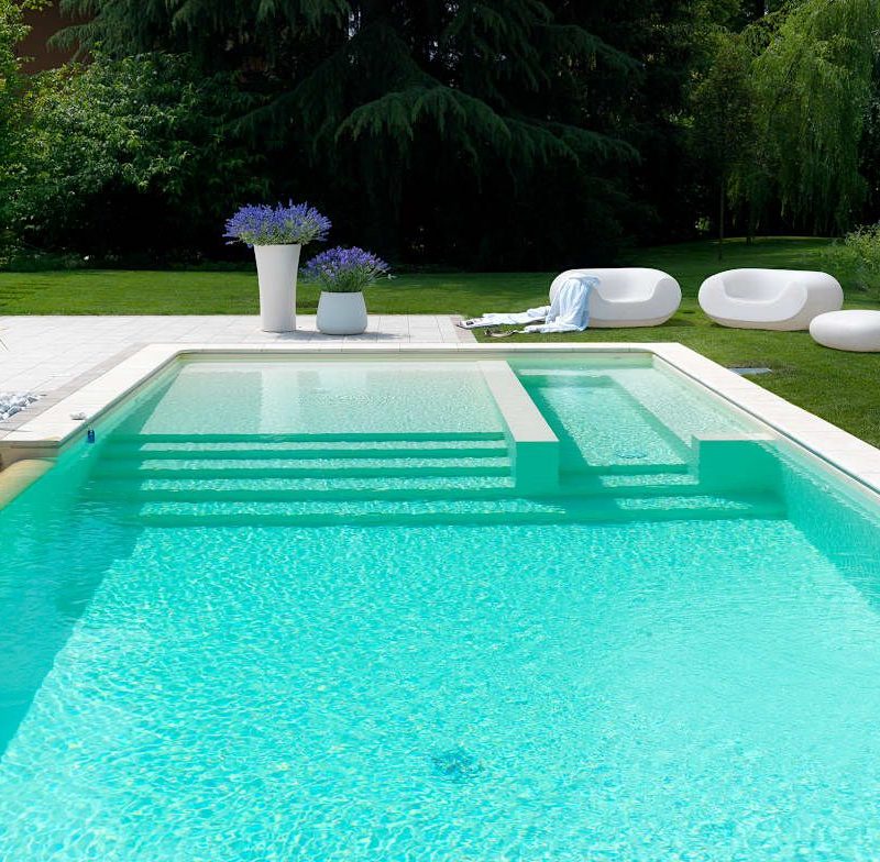 Diseños y colores que marcan tendencia en piletas de natación