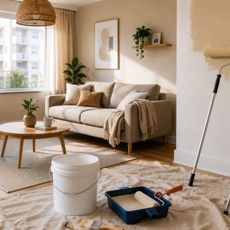 Pintar en invierno: el secreto para renovar el departamento gastando menos